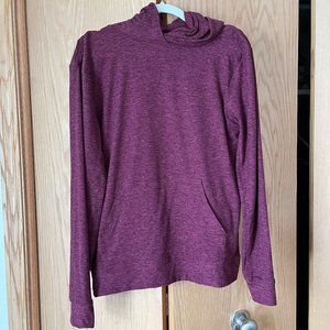 Outdoor Voices CloudKnit Hoodie Men's Medium in Heather Maroon
